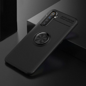 Hoesje voor Realme 6 Siliconen Met Roterende Ring