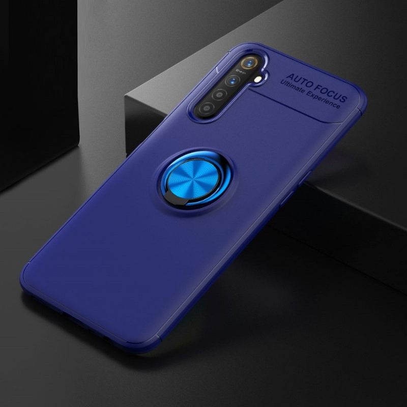 Hoesje voor Realme 6 Siliconen Met Roterende Ring