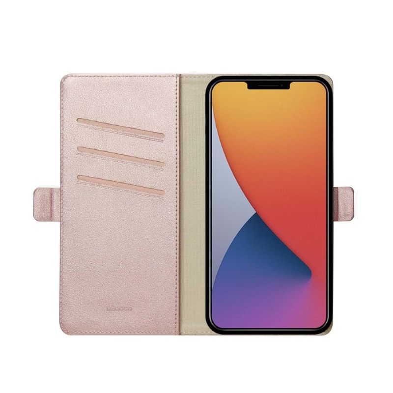 Folio-hoesje voor iPhone 13 Pro Anti-fall Milo-serie