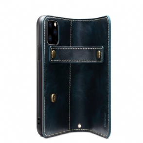Folio-hoesje voor iPhone 13 Pro Denior Vintage Leer