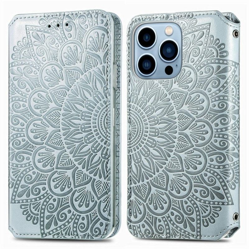 Folio-hoesje voor iPhone 13 Pro Flip Chique Mandala