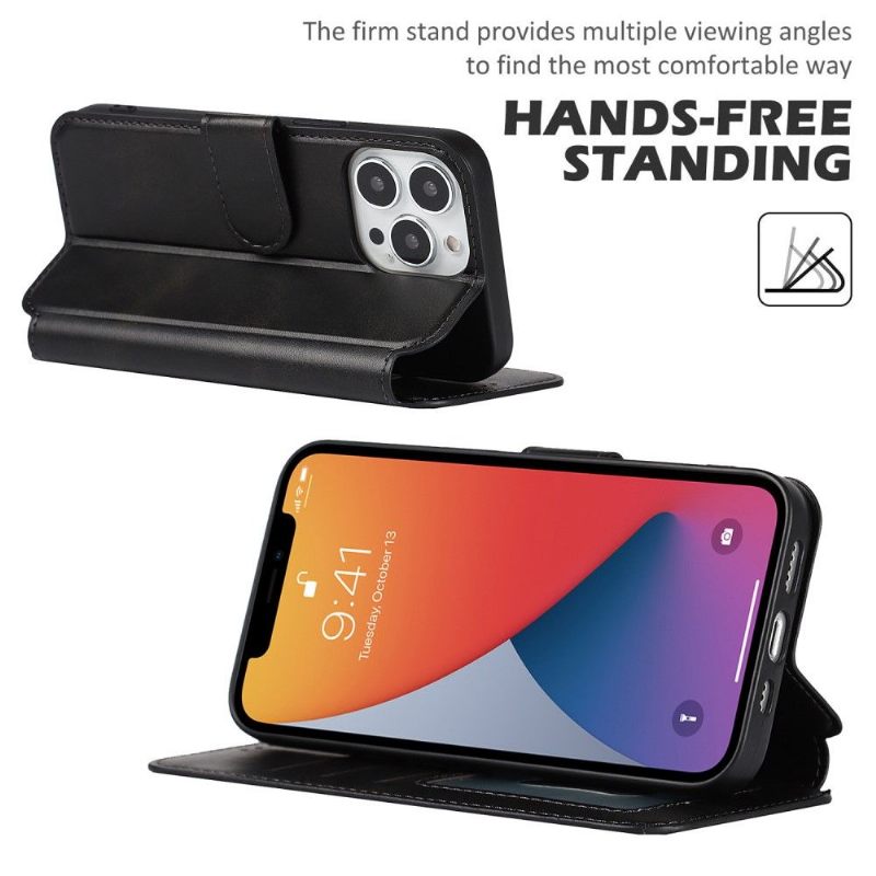 Folio-hoesje voor iPhone 13 Pro Kaiyue Kunstleer