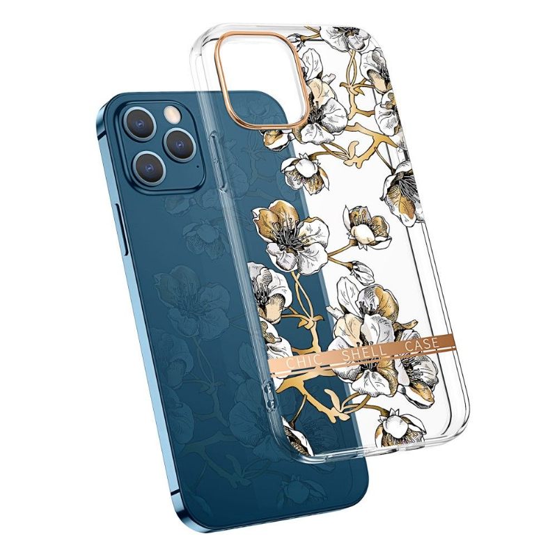 Hoesje voor iPhone 13 Pro Anti-fall Gardenia-bloem Wissen