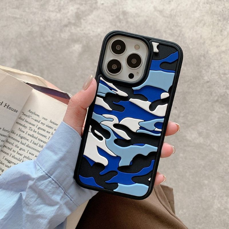 Hoesje voor iPhone 13 Pro Anti-fall Robuuste Militaire Camouflage