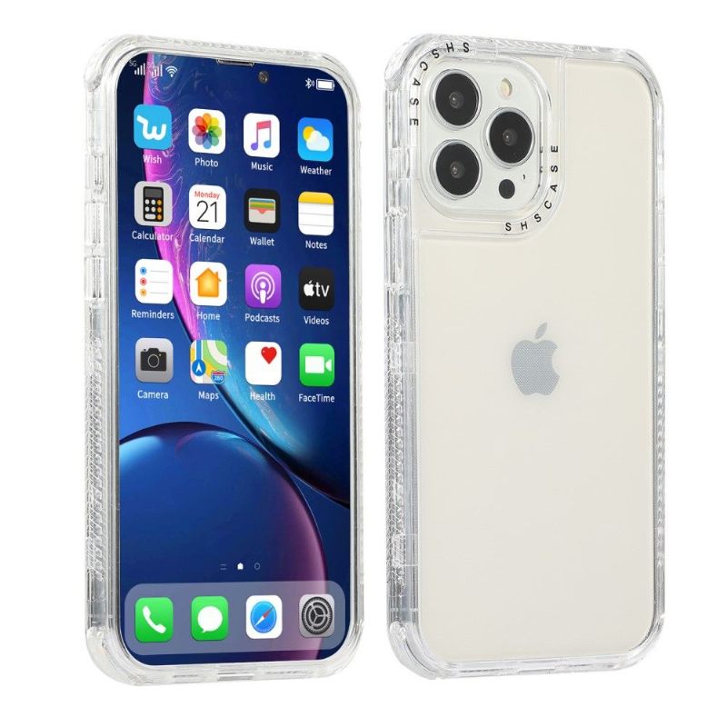 Hoesje voor iPhone 13 Pro Anti-fall Semi-transparante Kleur