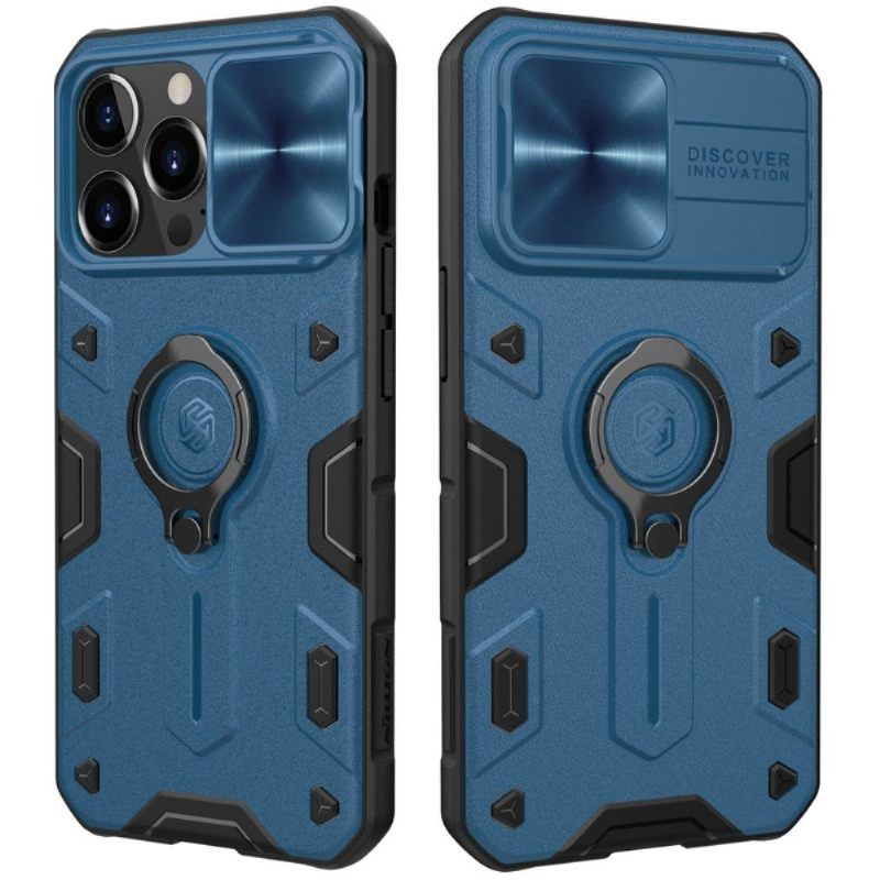 Hoesje voor iPhone 13 Pro Armor Case Met Lens Cover