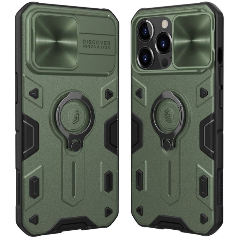 Hoesje voor iPhone 13 Pro Armor Case Met Lens Cover