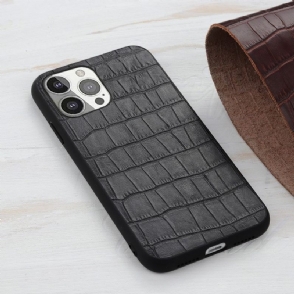 Hoesje voor iPhone 13 Pro Chique Croco
