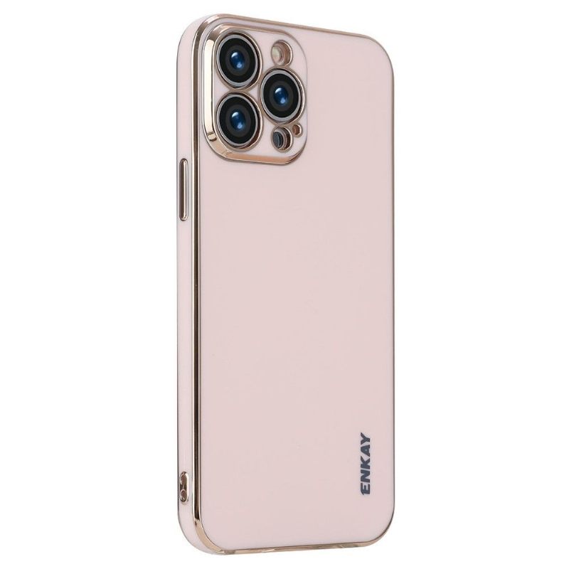 Hoesje voor iPhone 13 Pro Siliconen Glanzend Enkay