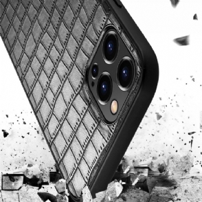 Hoesje voor iPhone 13 Pro Sulada Krokodillenleer Effect