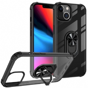 Hoesje voor iPhone 13 Pro Transparant Met Steunring