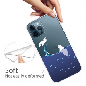 Hoesje voor iPhone 13 Pro Zeehond En Ijsbeer