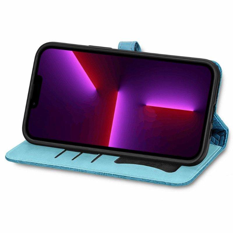 Leren Hoesje voor iPhone 13 Pro Mandalablad