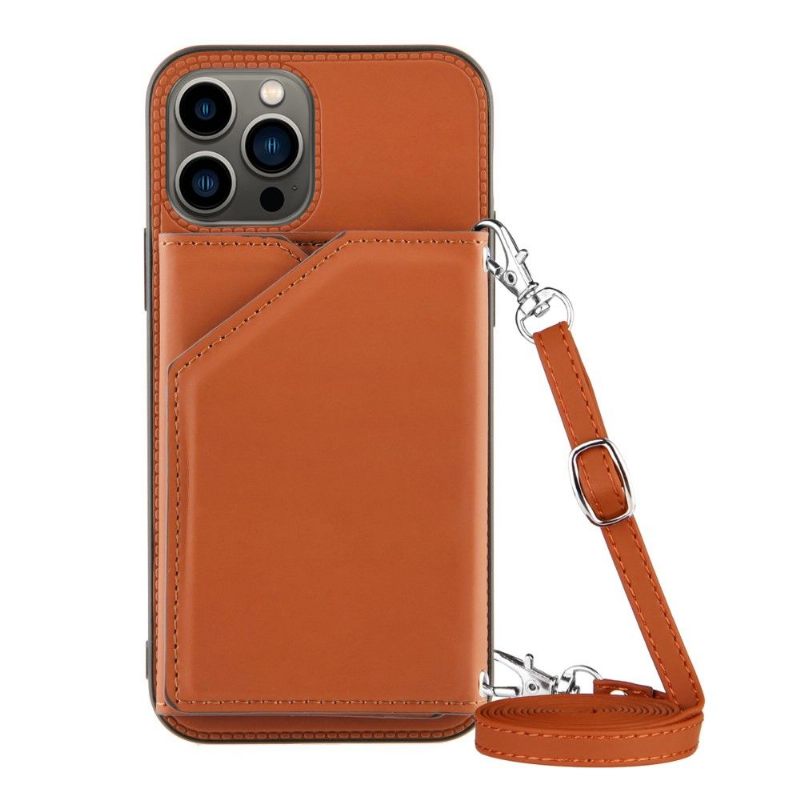 Telefoonhoesje voor iPhone 13 Pro Aude Lanyard Met Meerdere Compartimenten