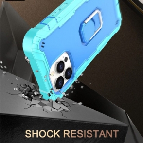 Telefoonhoesje voor iPhone 13 Pro Bescherming Tweekleurig Ringpantser