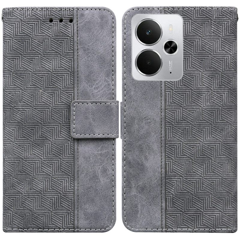 Bescherming Hoesje Realme 14 5g Geweven Patroon