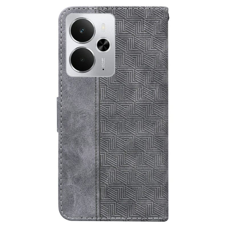 Bescherming Hoesje Realme 14 5g Geweven Patroon