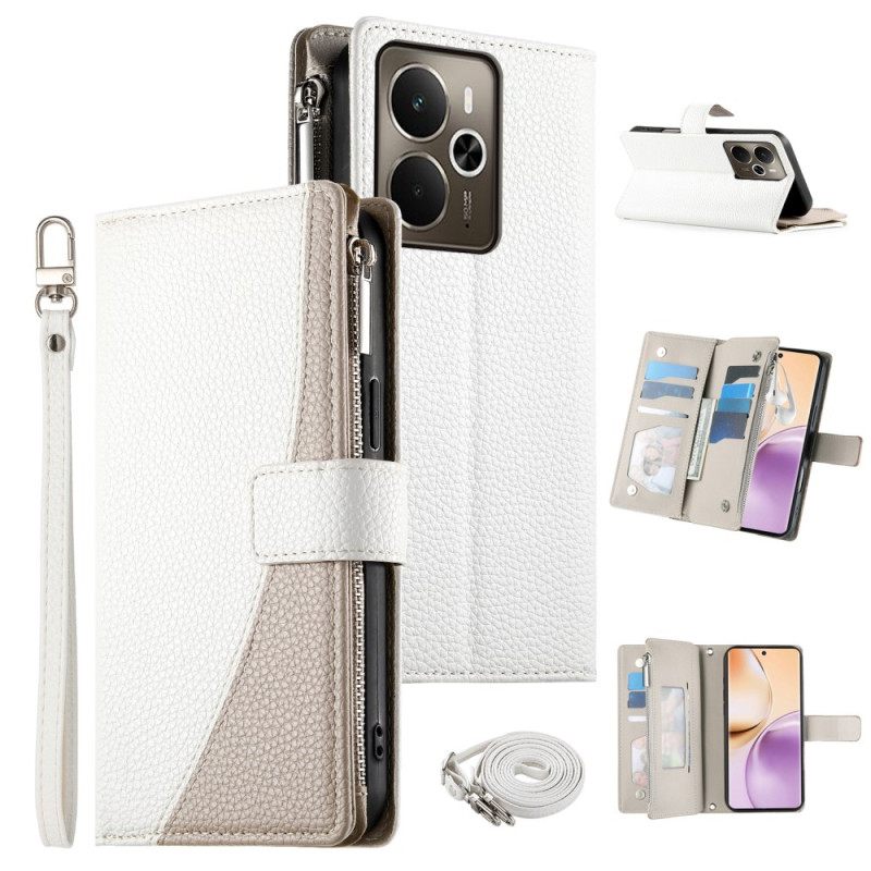 Bescherming Hoesje Realme 14 5g Tweekleurig Met Bandje