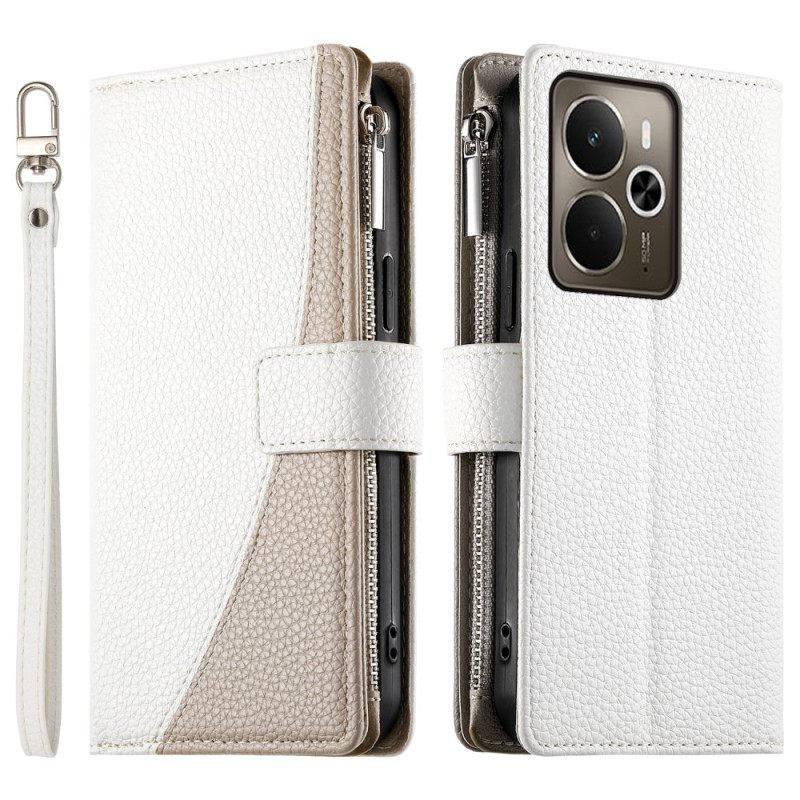 Bescherming Hoesje Realme 14 5g Tweekleurig Met Bandje