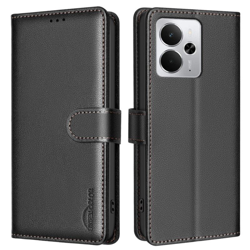 Folio-hoesje Realme 14 5g Binfen Rfid-blokkerend Kleur