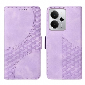 Folio-hoesje Realme 14 5g Diamantpatroon