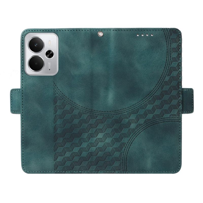 Folio-hoesje Realme 14 5g Diamantpatroon