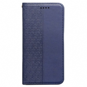 Folio-hoesje Realme 14 5g Geruite Rand En Bandje