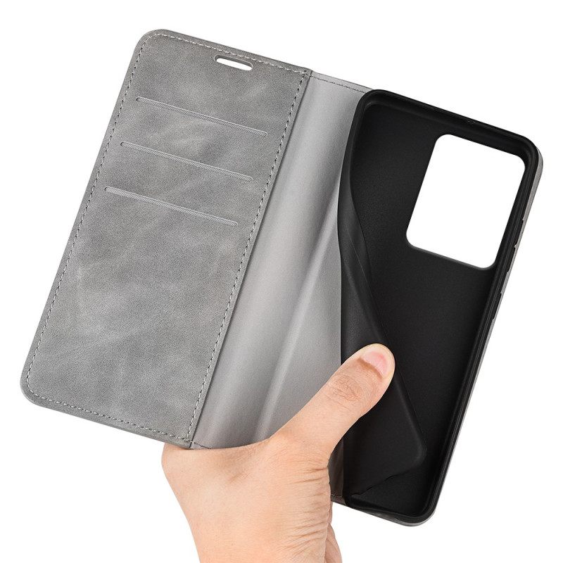 Folio-hoesje Realme 14 5g Leerstijl