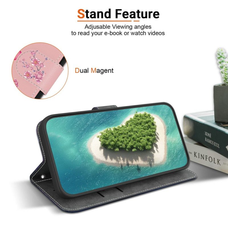 Folio-hoesje Realme 14 5g Sakura-patroon