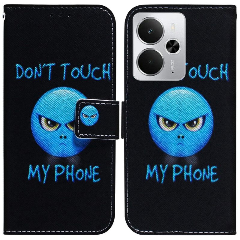 Folio-hoesje Realme 14 5g Telefoonhoesje Emoji-telefoon