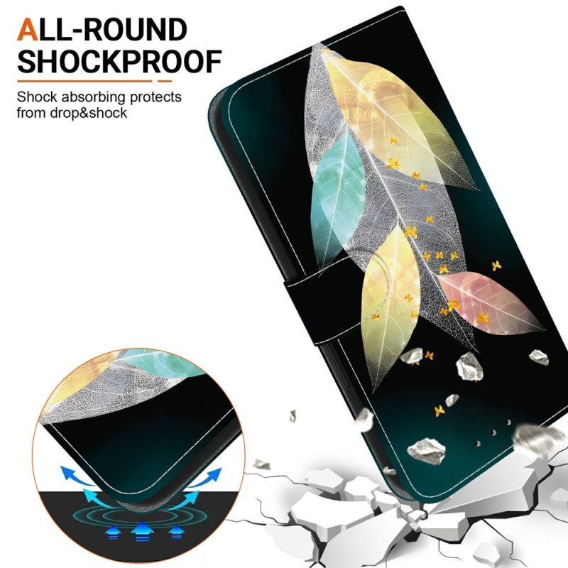 Folio-hoesje Realme 14 5g Telefoonhoesje Kleurrijke Bladeren