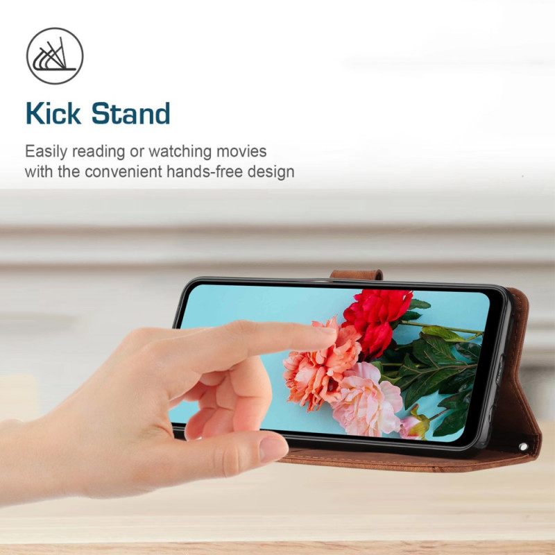 Folio-hoesje Realme 14 5g Telefoonhoesje Lijnen