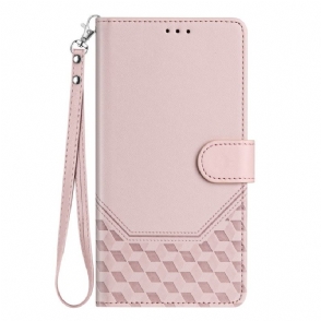 Folio-hoesje Realme 14 5g Telefoonhoesje Rfid Met Honingraatpatroon