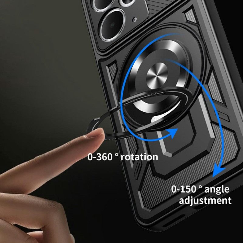 Hoesje Realme 14 5g Magnetisch Met Draaibare Standaard