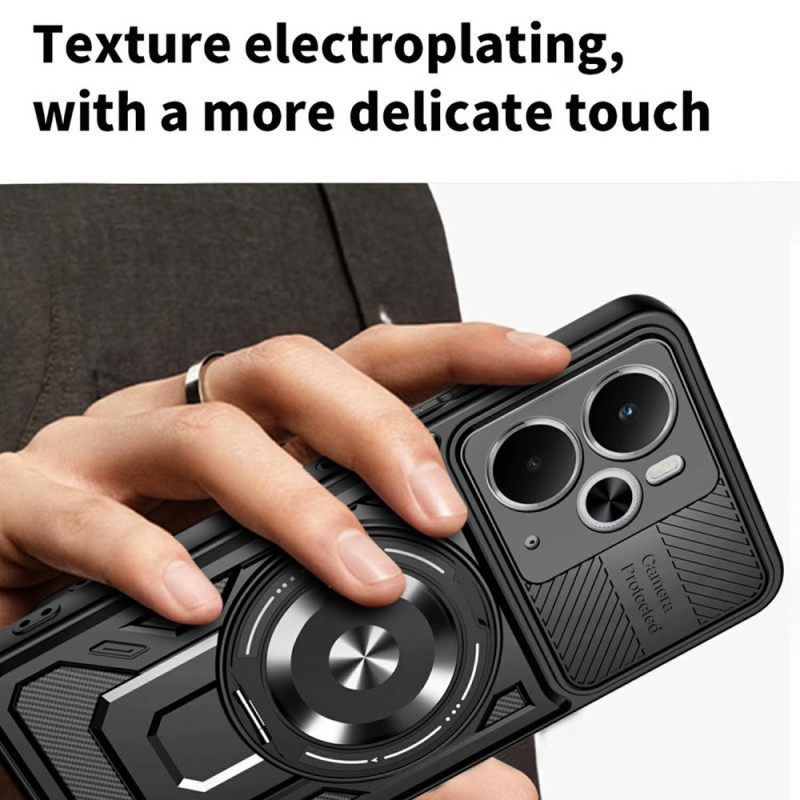 Hoesje Realme 14 5g Magnetisch Met Draaibare Standaard