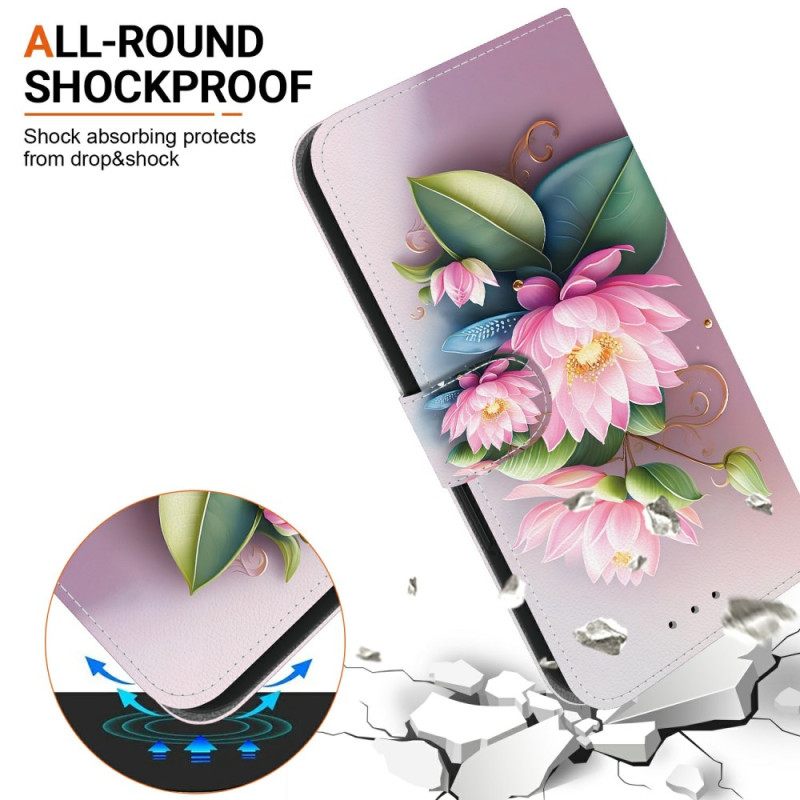 Leren Hoesje Realme 14 5g Lotus Bescherming Hoesje