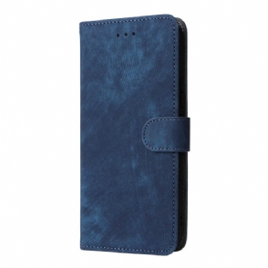 Leren Hoesje Realme 14 5g Rfid Bescherming Suède-effect Bescherming Hoesje