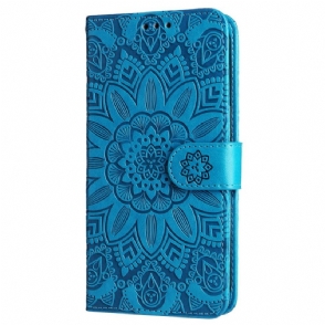 Bescherming Hoesje Realme Note 60x Zonnebloempatroon