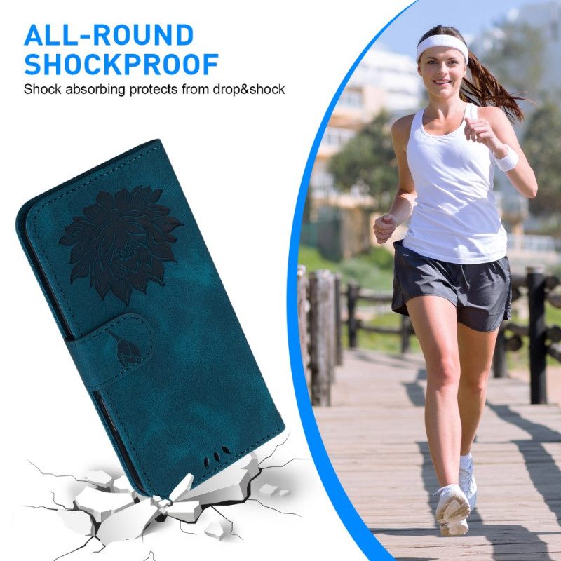 Flip Case Leren Realme Note 60x Lotus