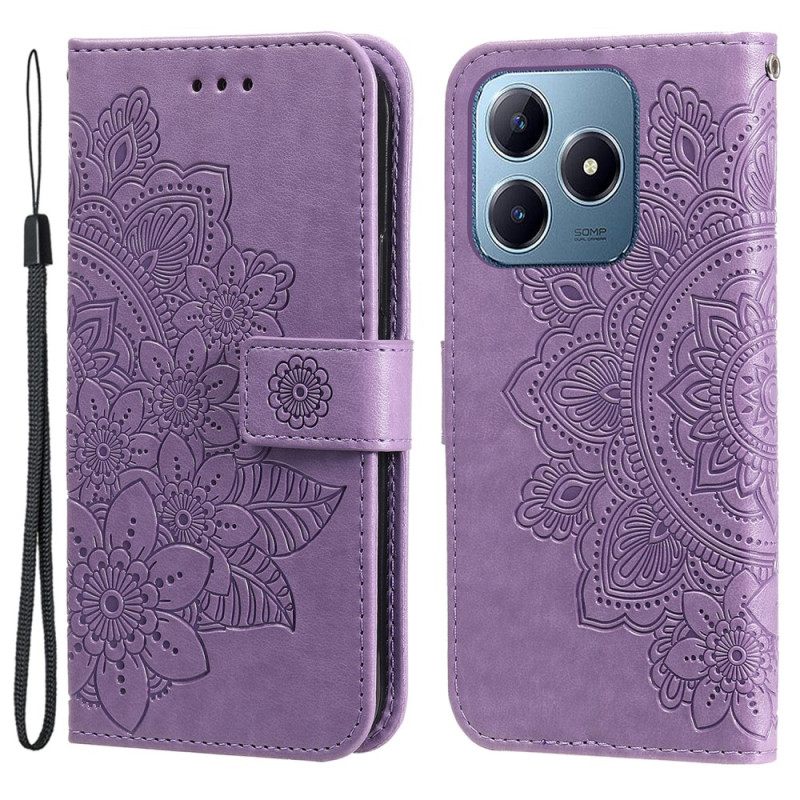 Folio-hoesje Realme Note 60x Mandala-print