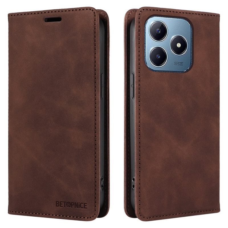 Folio-hoesje Realme Note 60x Rfid-blokkering Betopnice Bescherming Hoesje