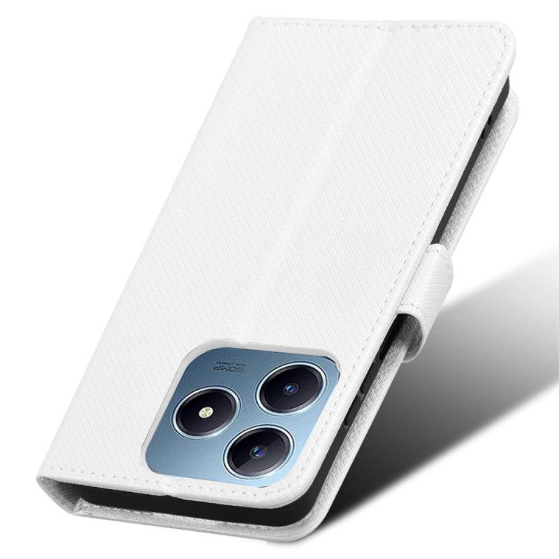 Folio-hoesje Realme Note 60x Telefoonhoesje Bandje Met Stippen