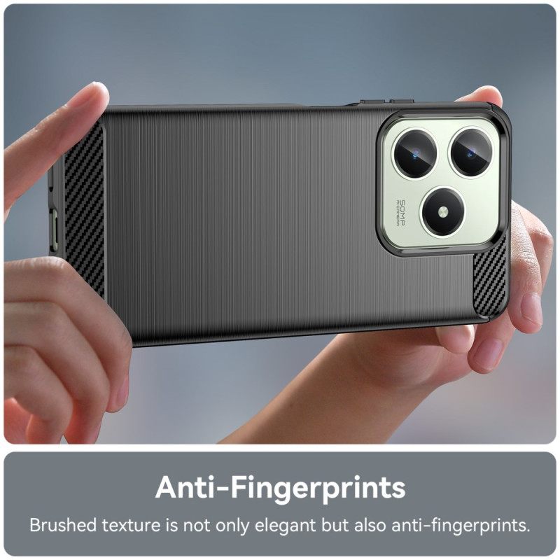 Hoesje Realme Note 60x Geborsteld Koolstofvezel