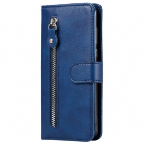 Leren Hoesje Realme Note 60x Etui Met Rits Bescherming Hoesje