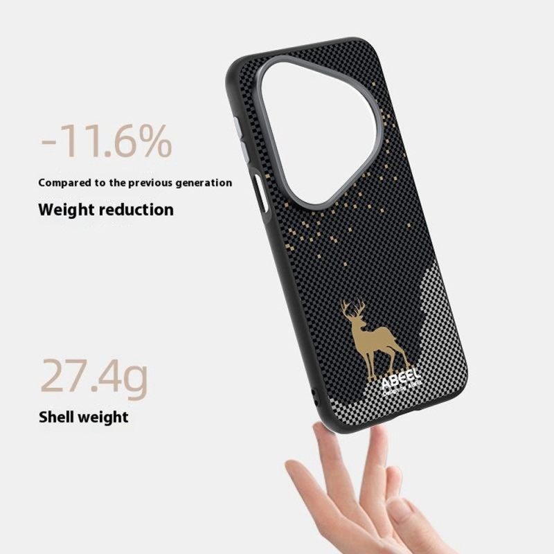 Hoesje Huawei Pura 80 Ultra Magnetisch Hertenpatroon Abeel Bescherming Hoesje