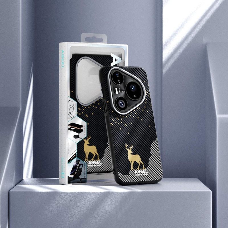 Hoesje Huawei Pura 80 Ultra Magnetisch Hertenpatroon Abeel Bescherming Hoesje