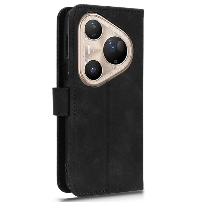 Leren Hoesje Voor Huawei Pura 80 Ultra Suède-effect