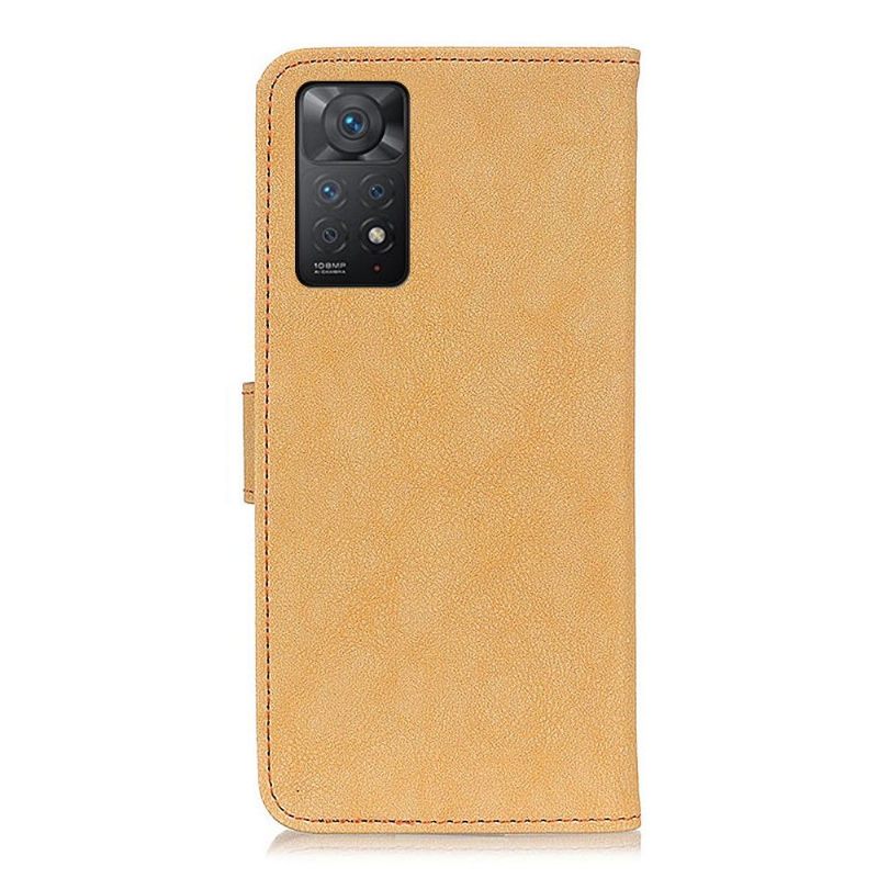 Flip Case voor Xiaomi Redmi Note 11 Pro / 11 Pro 5G Khazneh Retro Leereffect