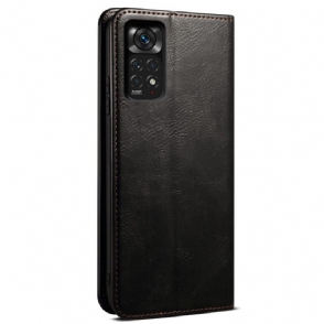 Folio-hoesje voor Xiaomi Redmi Note 11 Pro / 11 Pro 5G Ernestine Zichtbare Naden