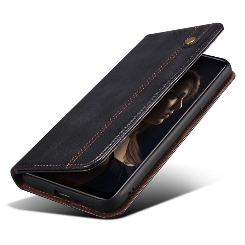 Folio-hoesje voor Xiaomi Redmi Note 11 Pro / 11 Pro 5G Ernestine Zichtbare Naden